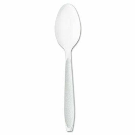 DART Impress Heavyweight Polystyrene Cutlery, Teaspoon, White, 1000PK HSWT0007